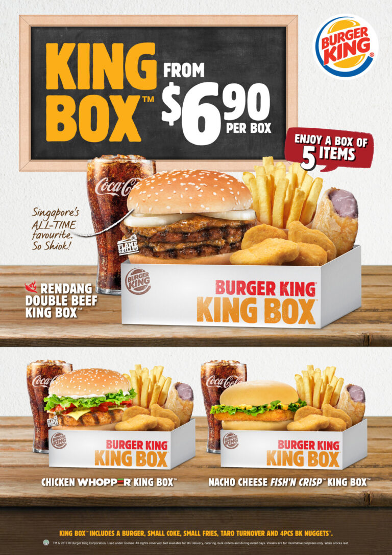 Burger King Catering Menu