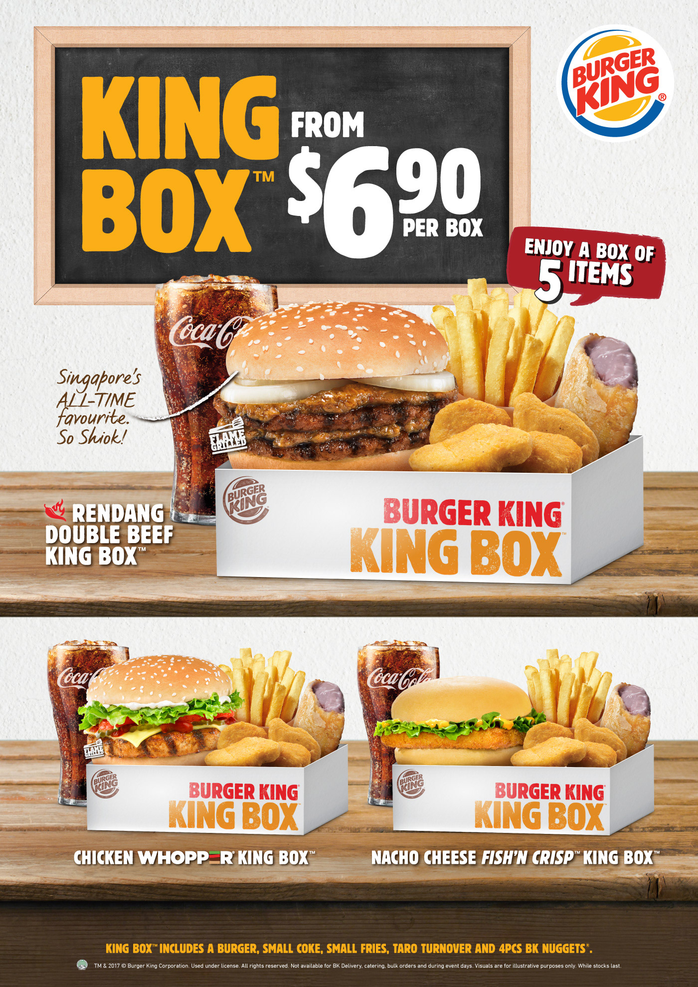 Burger King Catering Menu