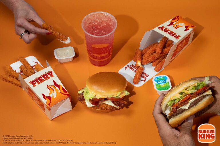 Burger King New Fiery Menu