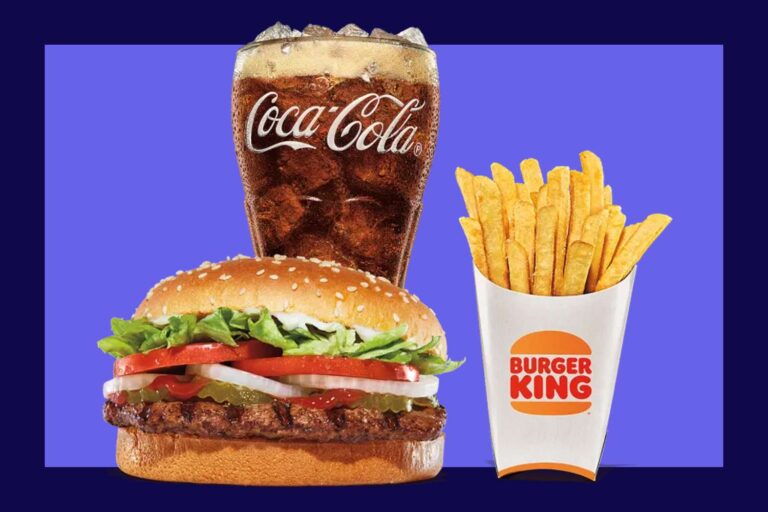 Takeout Burger King Lunch Menu With Prices
